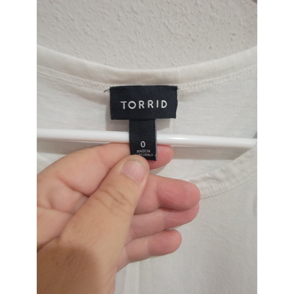 Torrid Lot Of 4 0 0X Sleeveless Tank Tops: Black White Green Red Solid Colors - Picture 13 of 14